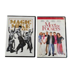 Magic Mike XXL Channing Tatum Meet The Fockers Ben Stiller DVD Movie Bundle